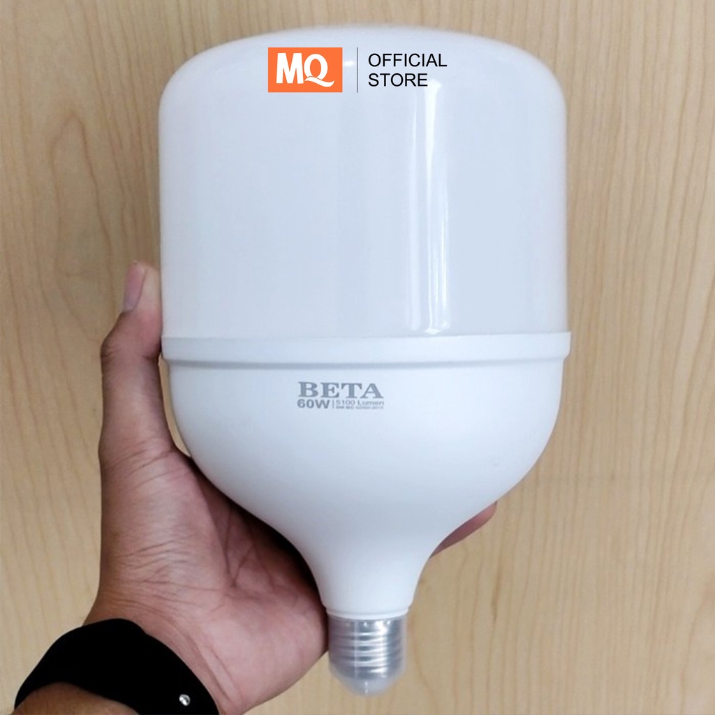 MQ Lampu LED BETA Cahaya Putih, bohlam Bergaransi 1 Tahun 15-20 WATT - 15 watt