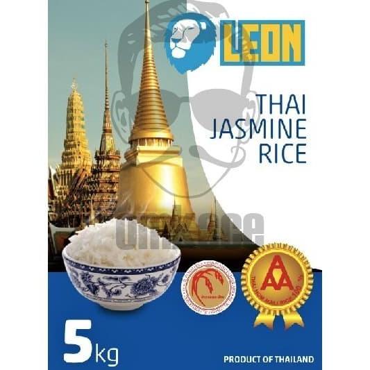 

BERAS JASMINE RICE PREMIUM SUPER LEON PULEN DAN WANGI ORI THAILAND