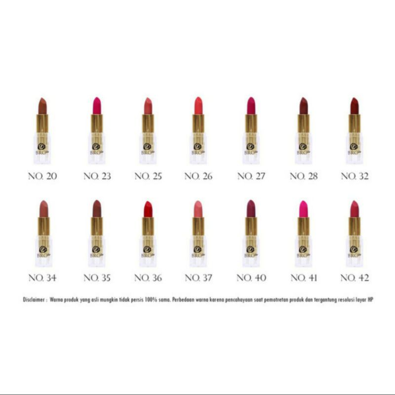 Lipstick - Beauty Rose Cosmetics BRC Gold
