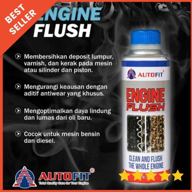 MESIN ANTI LUMPUR KURAS!! Engine Flush Autofit 250 ml Penguras Oli lama dipakai pas ganti oli mesin