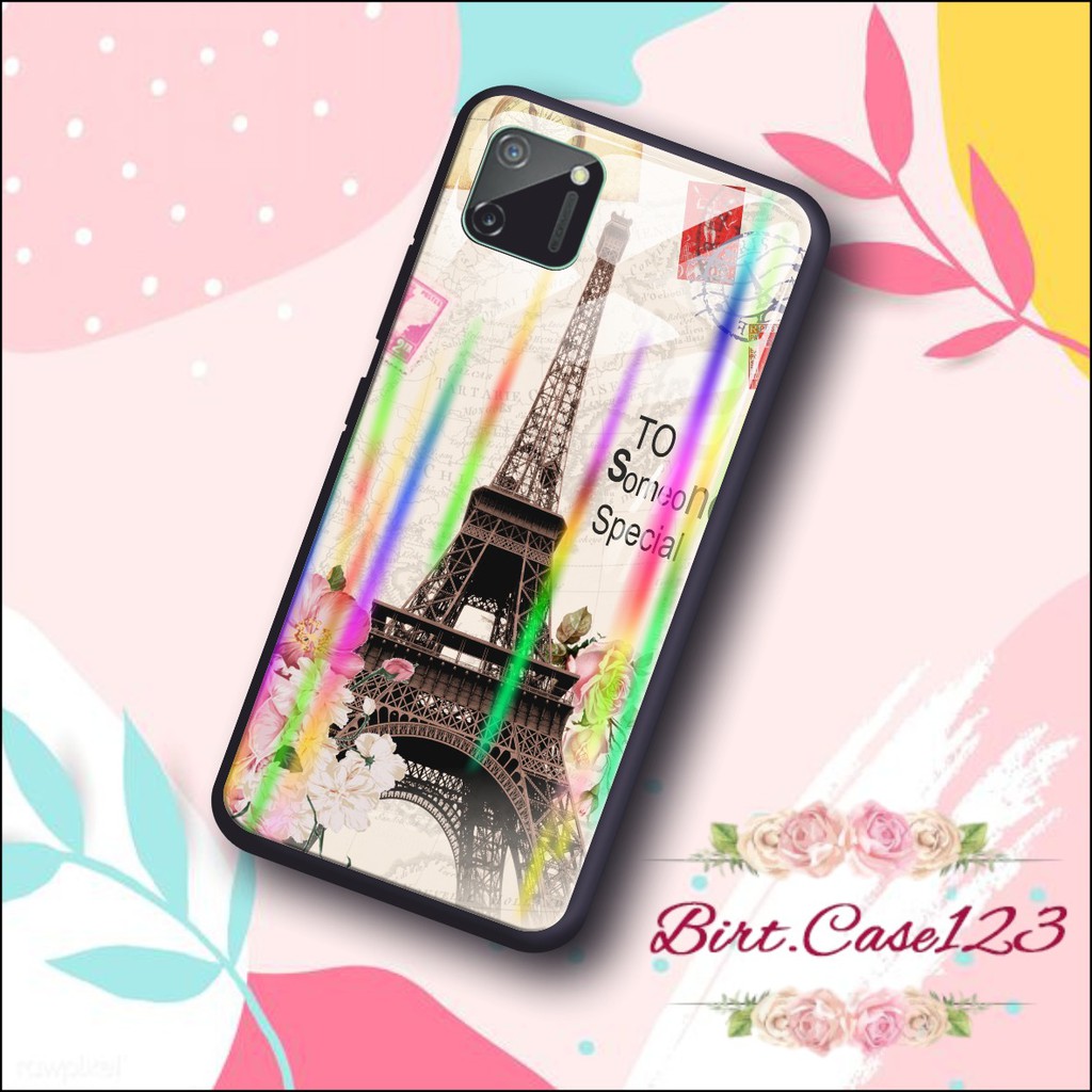 back case glass aurora PARIS Oppo A3s A1k A5 A9 2020 A7 F9 A5s A31 A52 a53 A92 A37 A57 A59 A71 BC173