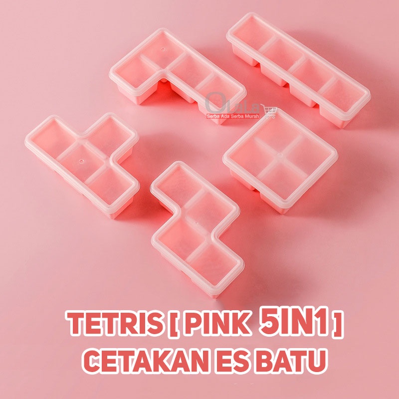 ALAT CETAKAN ES BATU MOTIF TETRIS OLL-BK120