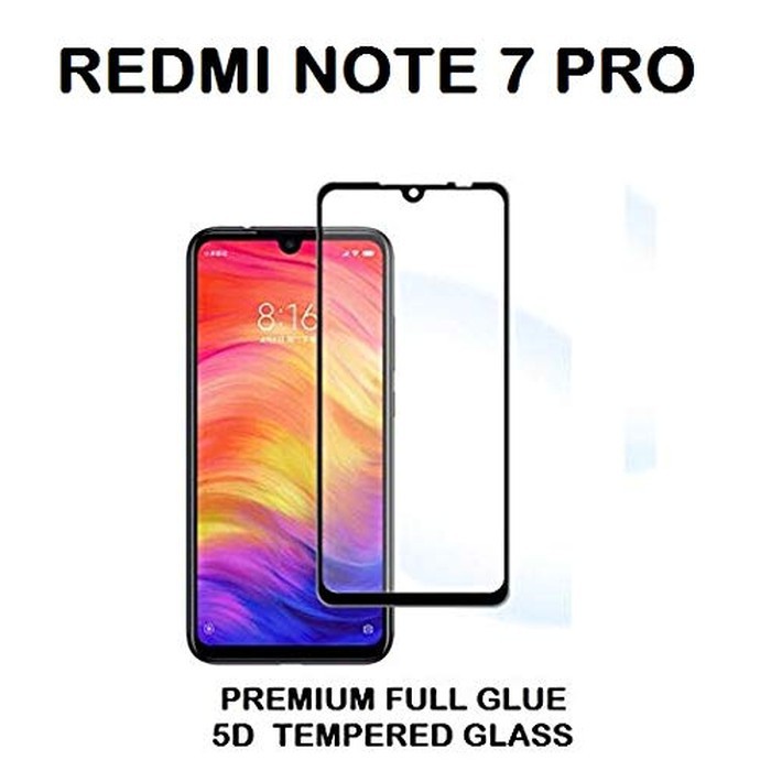 TEMPERD GLASS FULL HD REDMI NOTE 7 PRO ANTI GORES KACA FULL HD