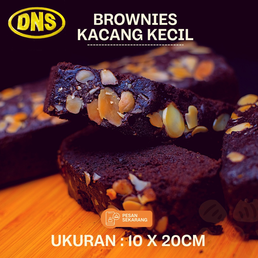 

Brownies Kacang 250gr / Brownies PREMIUM / Cemilan Enak