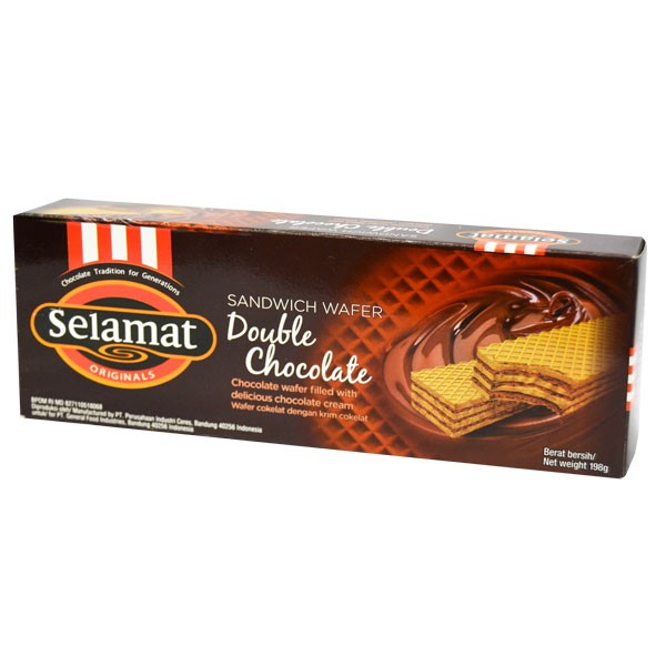 

Selamat Wafer Double Chocolate 198G