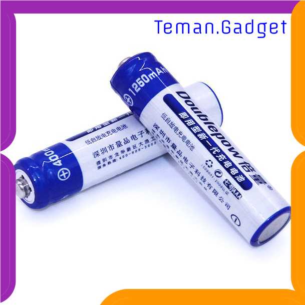 TG-IE Doublepow Batu Baterai AAA Rechargeable NiMH 1250mAh 2 PCS