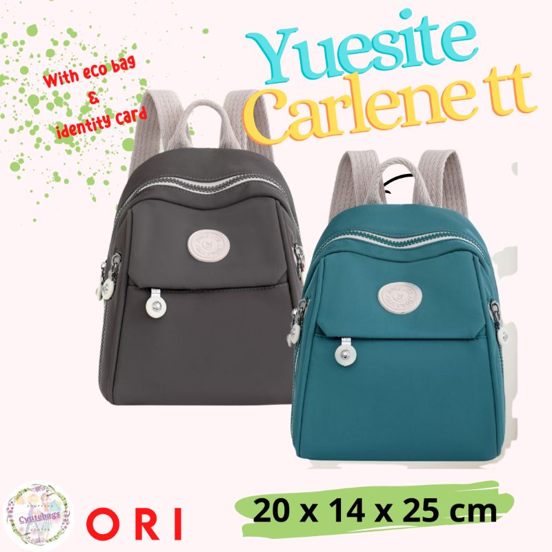 TAS RANSEL WANITA KECIL YUESITE CARLENE MOTIF SMALL BACKPACK