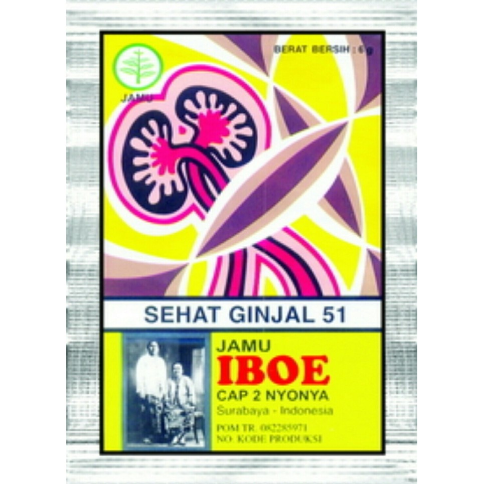 

SEHAT GINJAL 51 jamu iboe cap 2nyonya