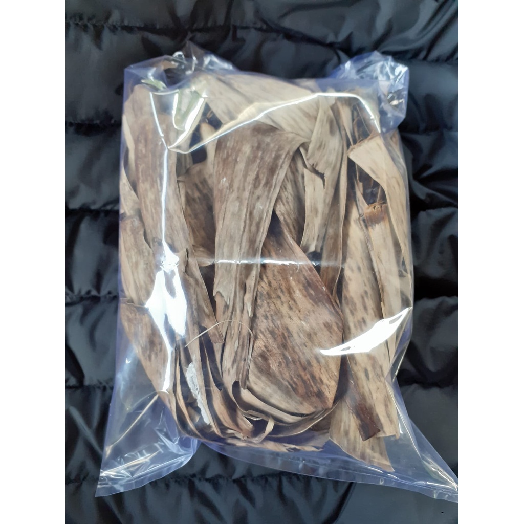 daun pisang kering/kararas/daun pisang /daun kering/makanan jangkrik