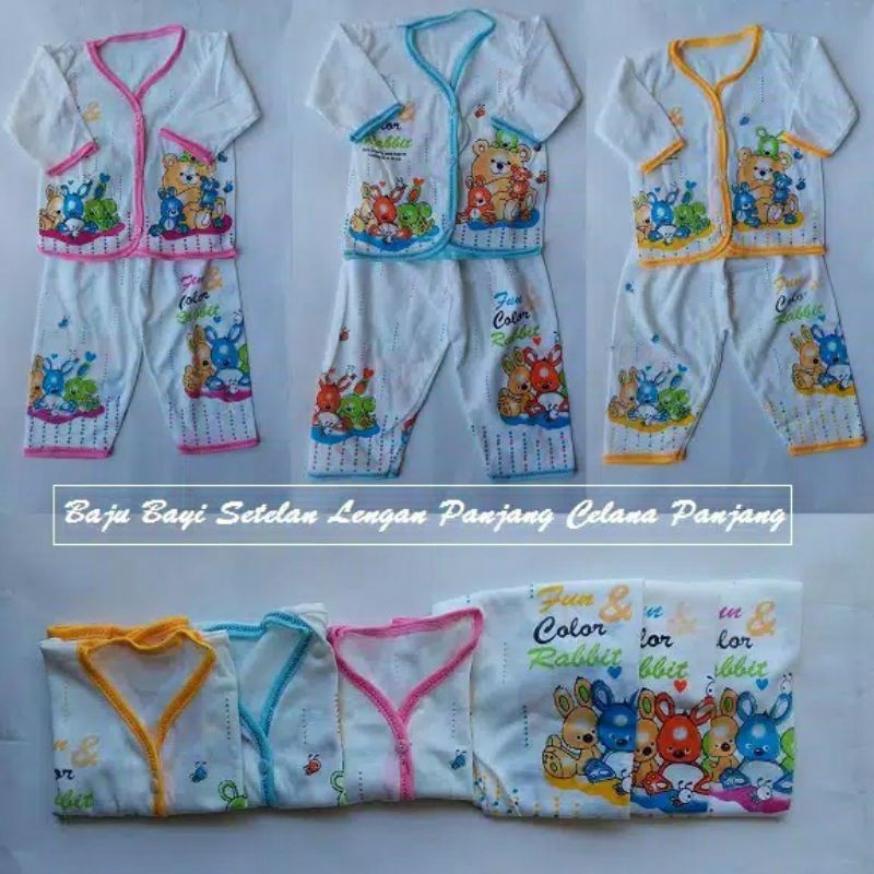 PGDA - Setelan Lengan Panjang Baju Bayi / Setelan Bayi / Setelan Bayi Perempuan / Setelan Bayi