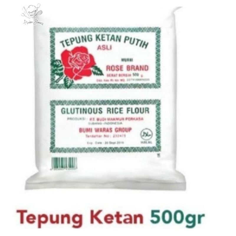 

Tepung Ketan Putih Rose Brand 500gr