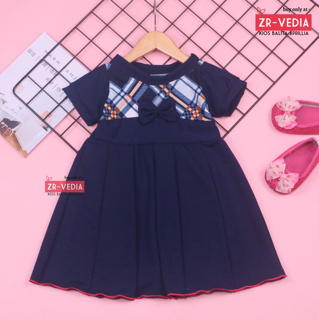 Dress Kelly uk Bayi - 6 Tahun / Dres Pesta Murah Baju Balita Perempuan Harian Gaun Anak Cewek Grosir