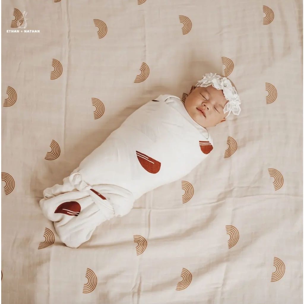 Ethan NathanBaby Swaddle Blanket Signature - Selimut bayi ( E-NBSBS )