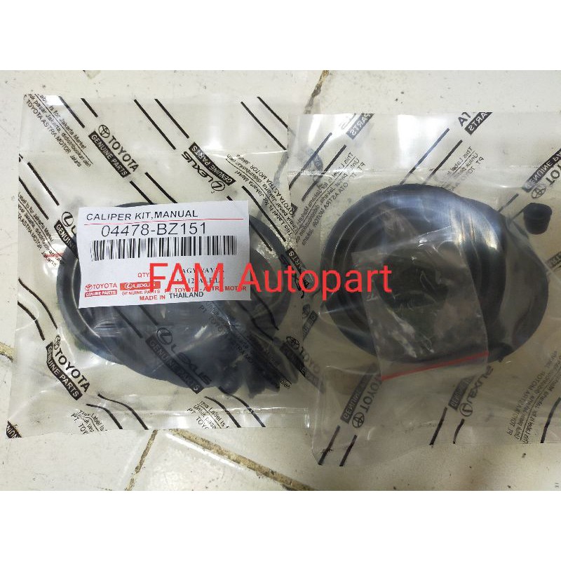 caliper kaliper kit karet cakram seal cakram agya-ayla manual M/T