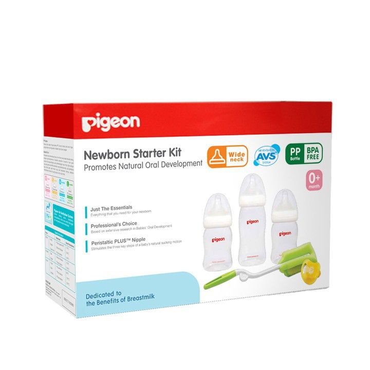 PIGEON Newborn Starter Kit Paket Botol Susu
