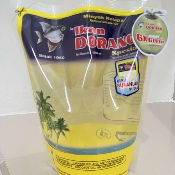 

IKAN DORANG Minyak Goreng Refill Special Pouch 950ml