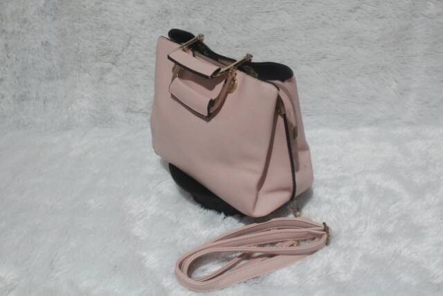 TAS IMPORT HAND BAG/SLING BAG WANITA KOREA ORIGINAL LIGHT PINK