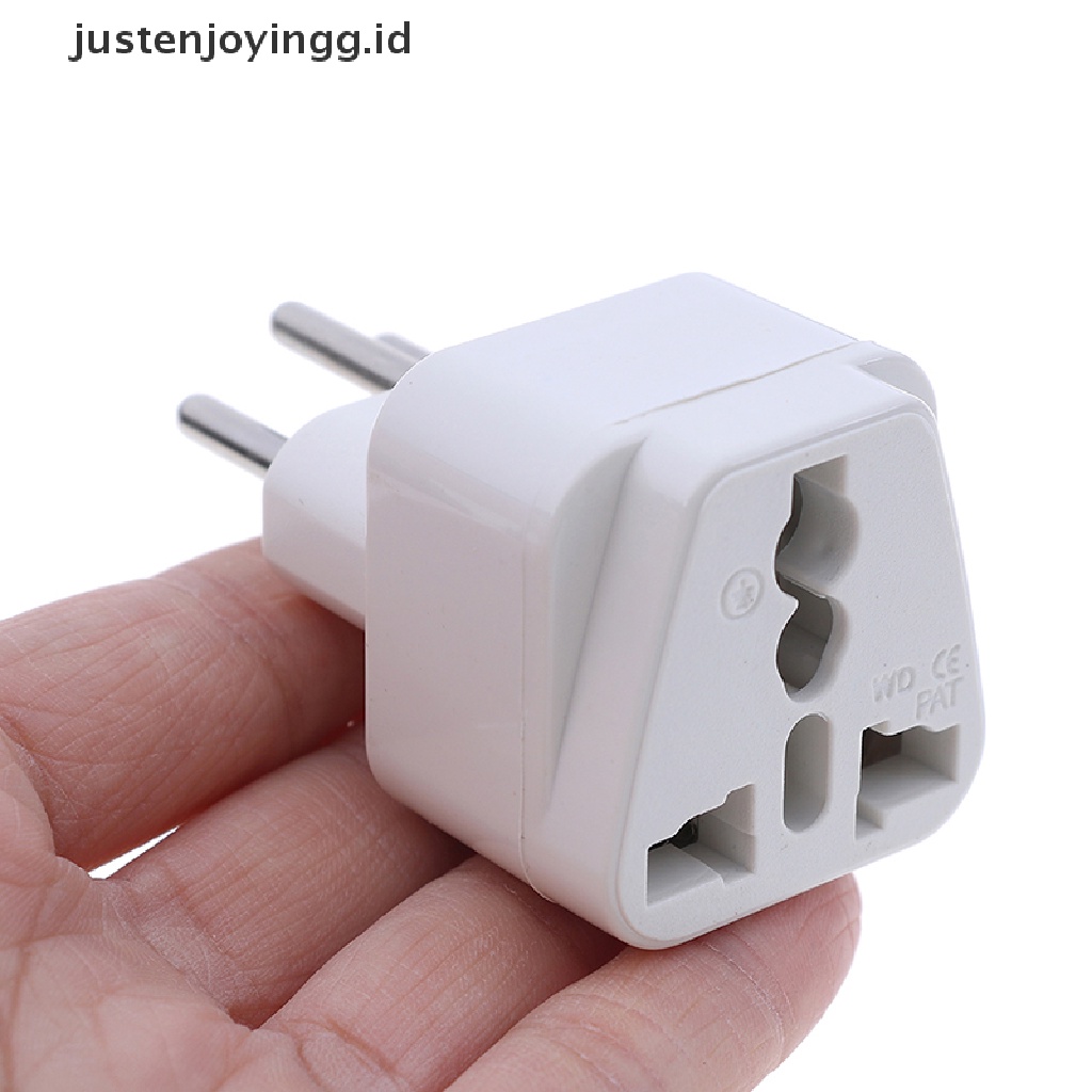 // justenjoyingg.id // Universal UK/US/EU to Switzerland Swiss AC power plug travel adapter converters ~