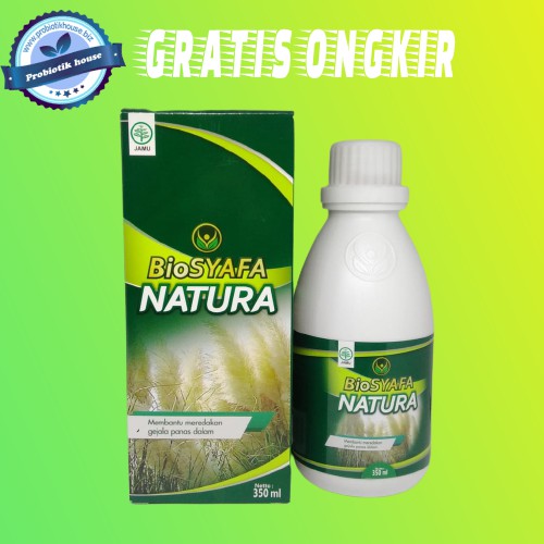 BIOSYAFA NATURA / Biosyafa G10 Natura 350 ml kemasan baru BPOM