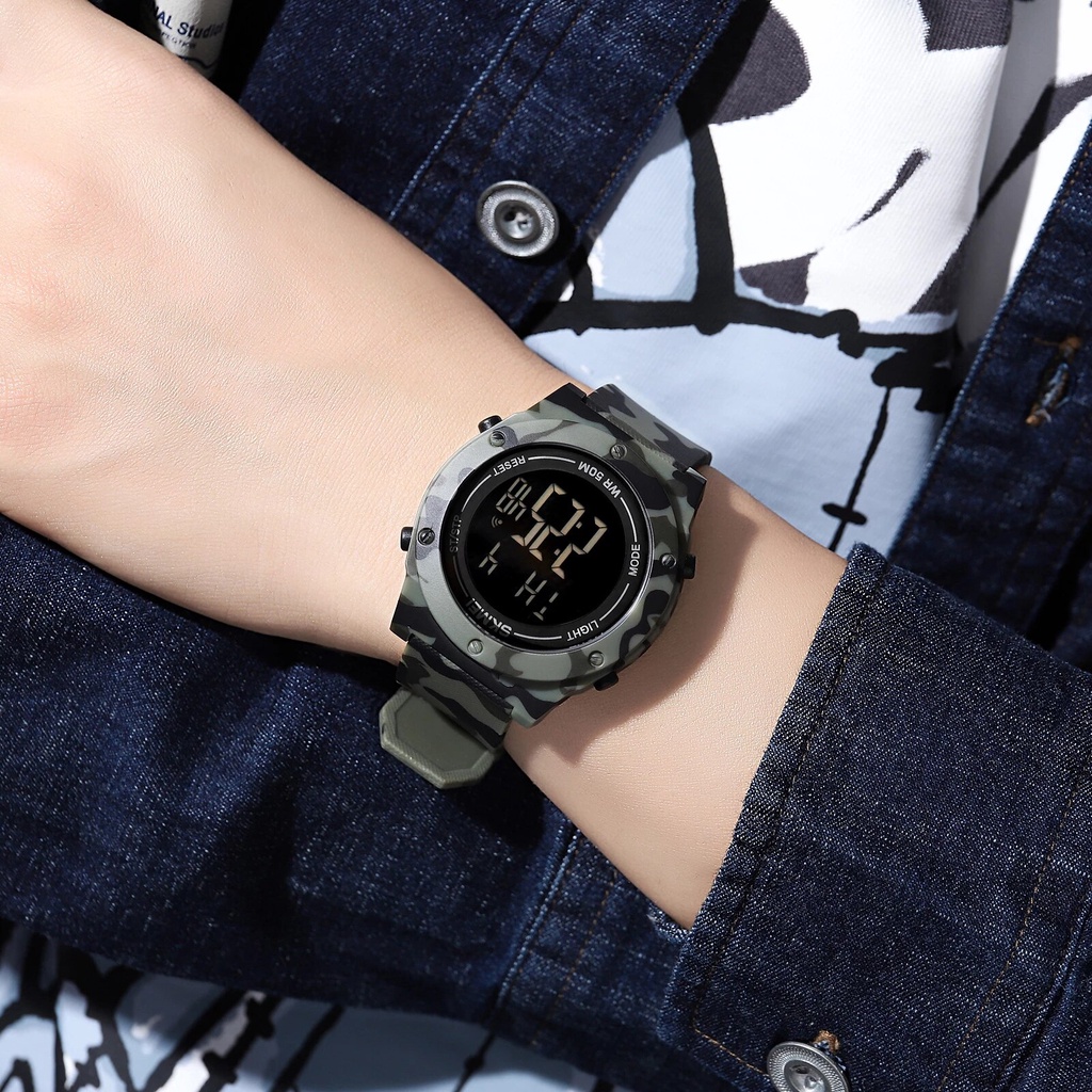 SKMEI 1772 Jam Tangan Pria Wanita Digital Chronograph Sport Watch Anti Air Tali Rubber WATCHKITE WKOS