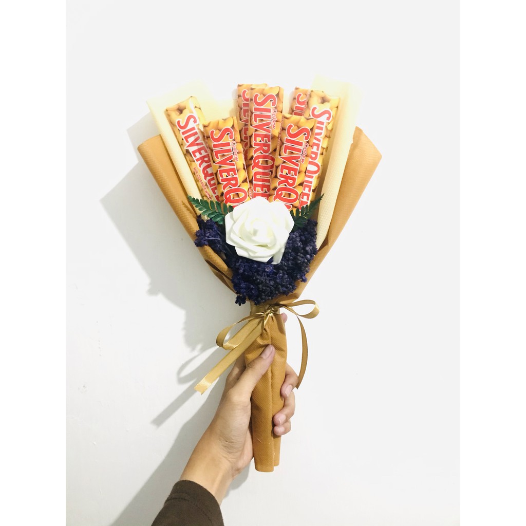 

hampers coklat silverqueen boneka teddy bear mini kado hadiah guft ulang tahun anniversary