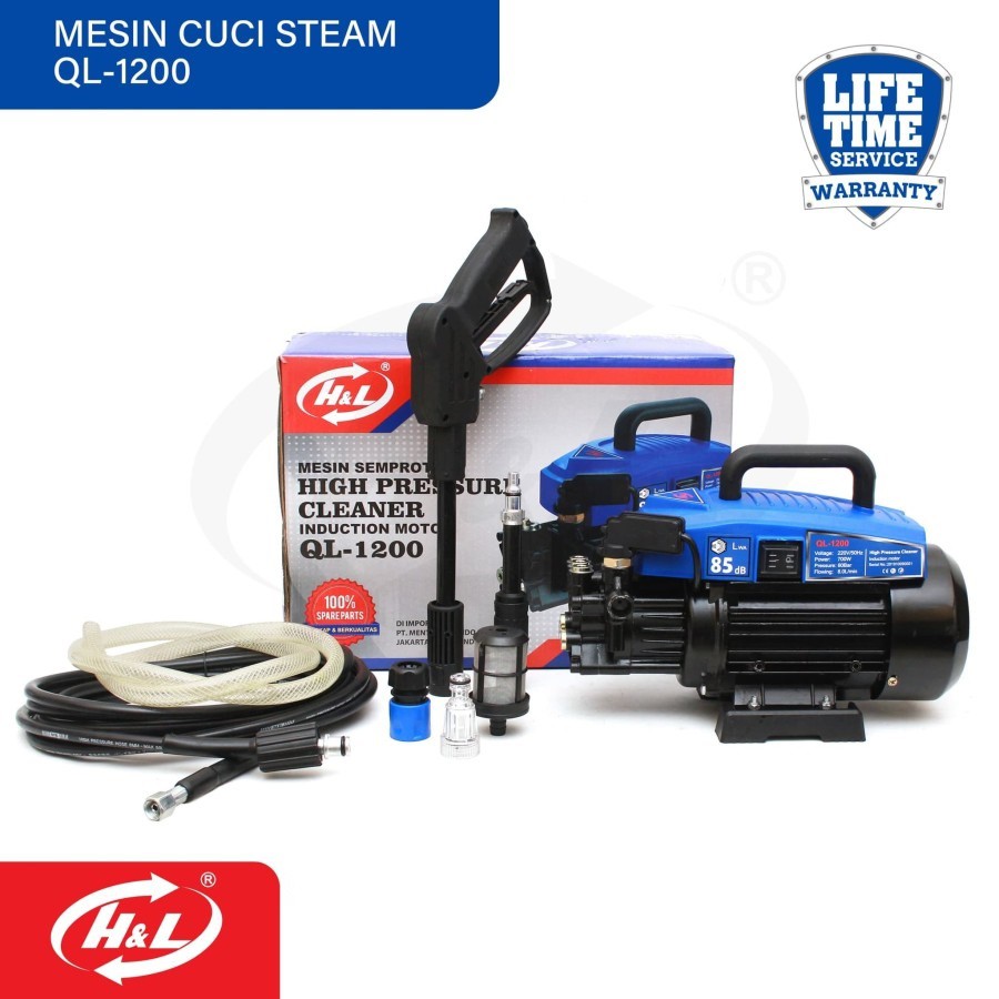 H&amp;L QL1200 Jet Cleaner Mesin Cuci Mobil Motor High Pressure QL-1200