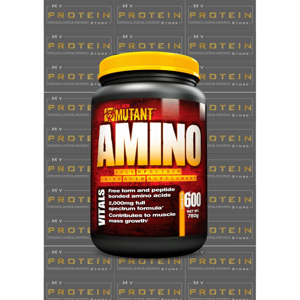 Suplemen Fitness | Mutant Amino 600 Tabs Mutantamino Aminomutant Original Mprotein