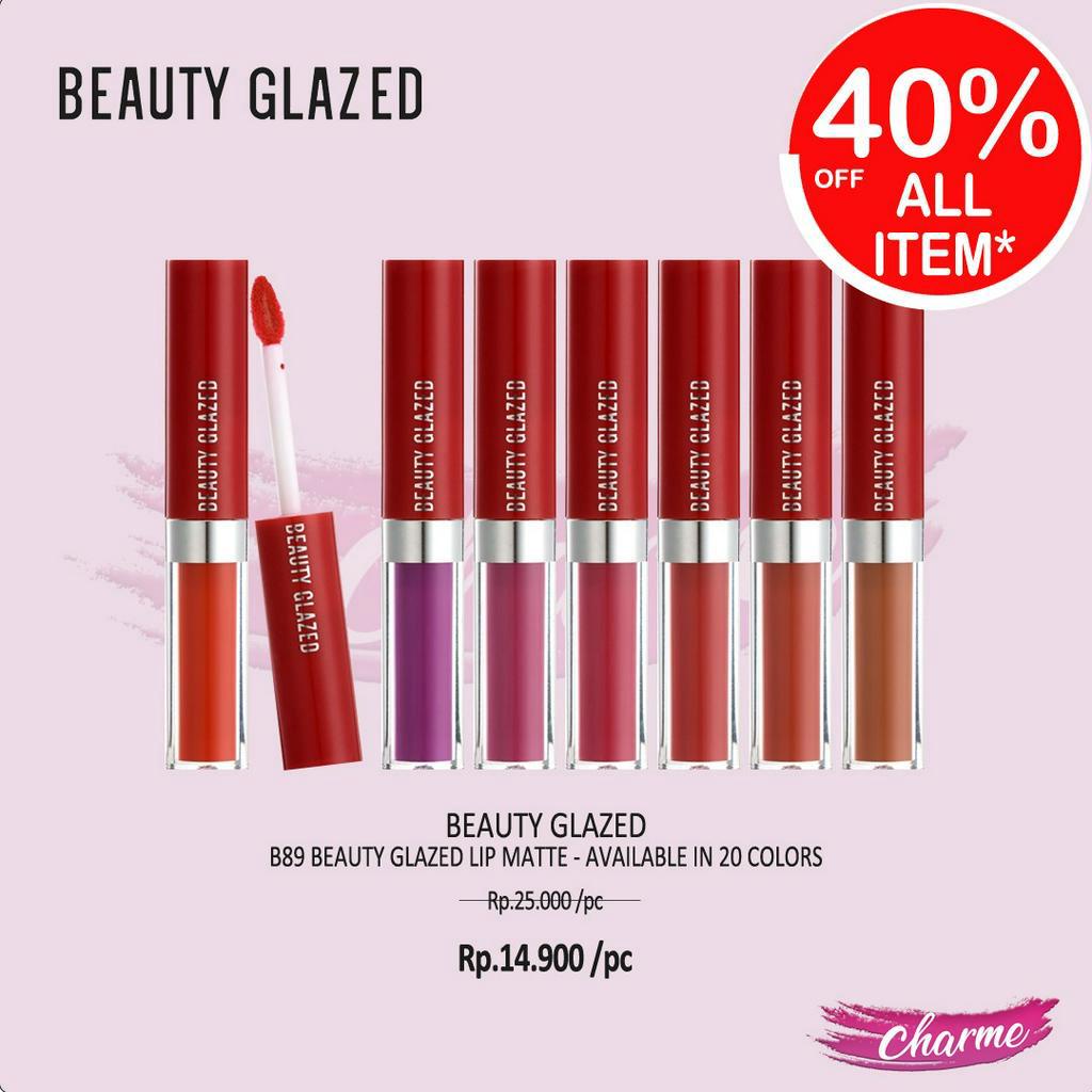 (READY &amp; ORI) Beauty Glazed Lip Matte Lipstik B89 B 89