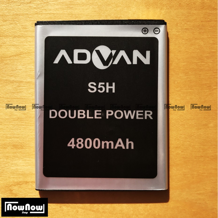 Baterai Advan S5H Original Double Power Batre Batrai Battery HP