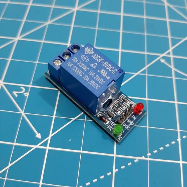 Relay Modul 1 Channel 5V DC output 250V AC / 30V DC 10A