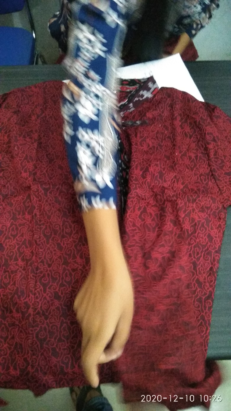 Maura Couple - Sania Ruffle Batik Couple Ori Ndoro Jowi Garansi Termurah Shopee - Batik Modern Solo