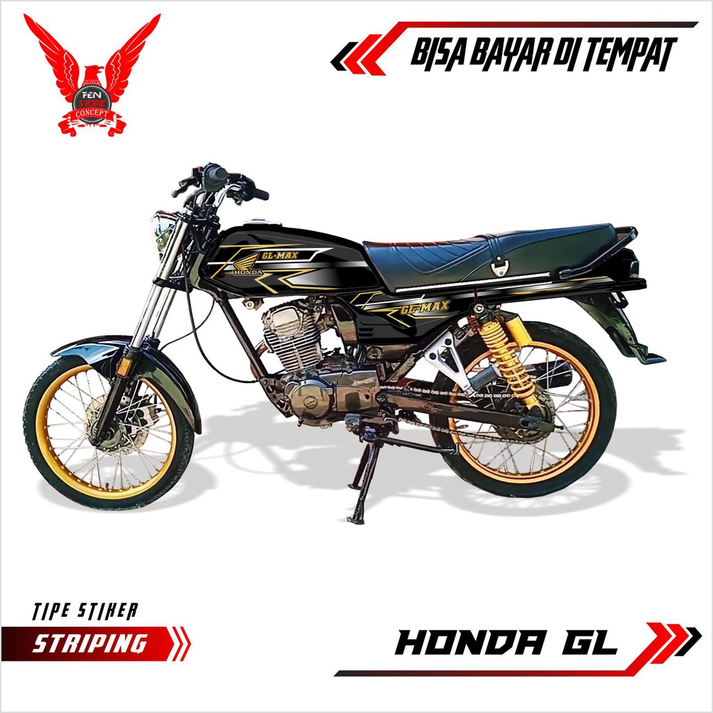 Striping Honda Gl Pro Glpro Neotech 1996 1997 1998 Gl Max Terkeren Shopee Indonesia