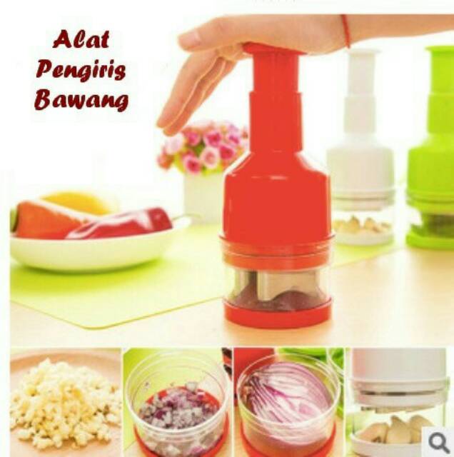 Alat pengiris pencincang bawang bumbu dapur onion chopper  good quality