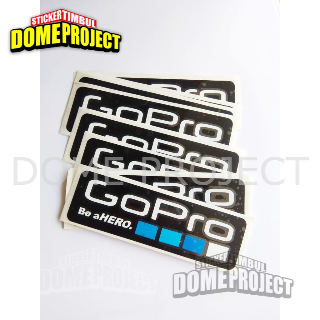 STIKER GOPRO SATUAN STIKER CUTTING STIKER OUTDOOR WATERPROOF STIKER MOBIL