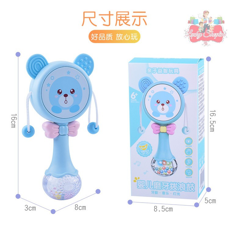 [BIG SALE] Mainan Anak Tongkat Rattle Stick Musik dan Teether