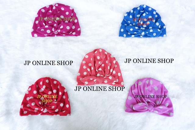 Turban Baby POLKADOT usia 0-3 Tahun