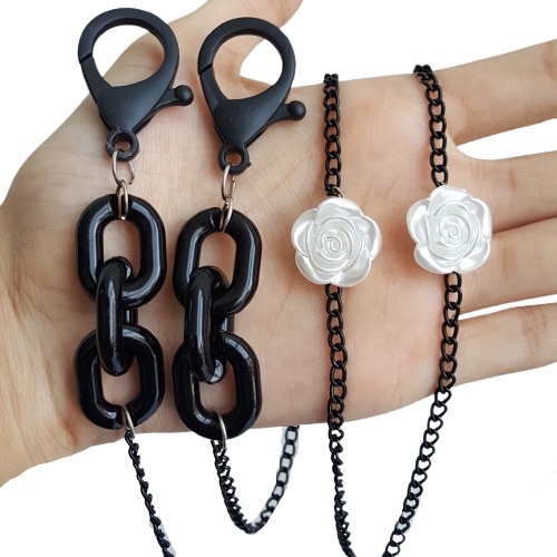 PGX Strap Masker 2in1 Konektor Headloop Tali Masker Kalung Masker Rantai Aksesoris Fashion - A318