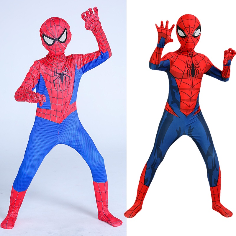 Halloween Masquerade Kostum Amazing Spiderman Anak costplay Avenger Superhero Costume impor