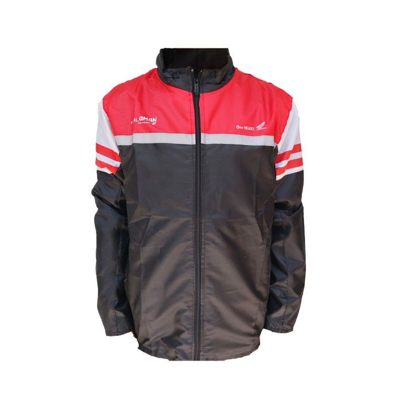 Jaket Motor Honda Original Kombinasi Hitam dan Merah