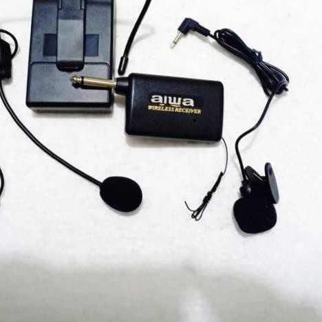 ▼ Mic jepit wireless clip on / microphone wireless ceramah pidato / mic microfon jepit dibaju aiwa ♡