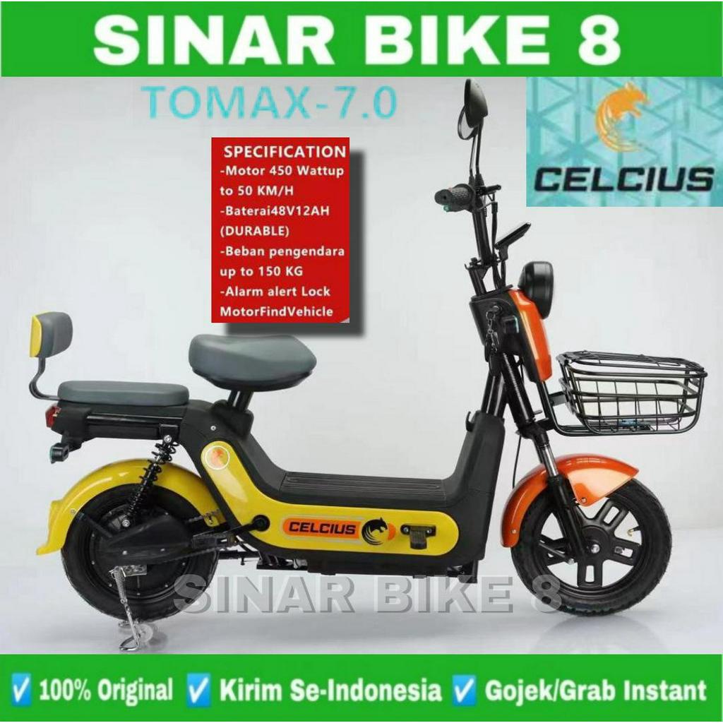 Sepeda Listrik CELCIUS TOMAX 7.0 Electric E Bike