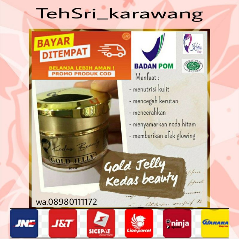 GOLD JELLY CREAM SERUM PEMUTIH/MENGGLOWINGKAN WAJAH