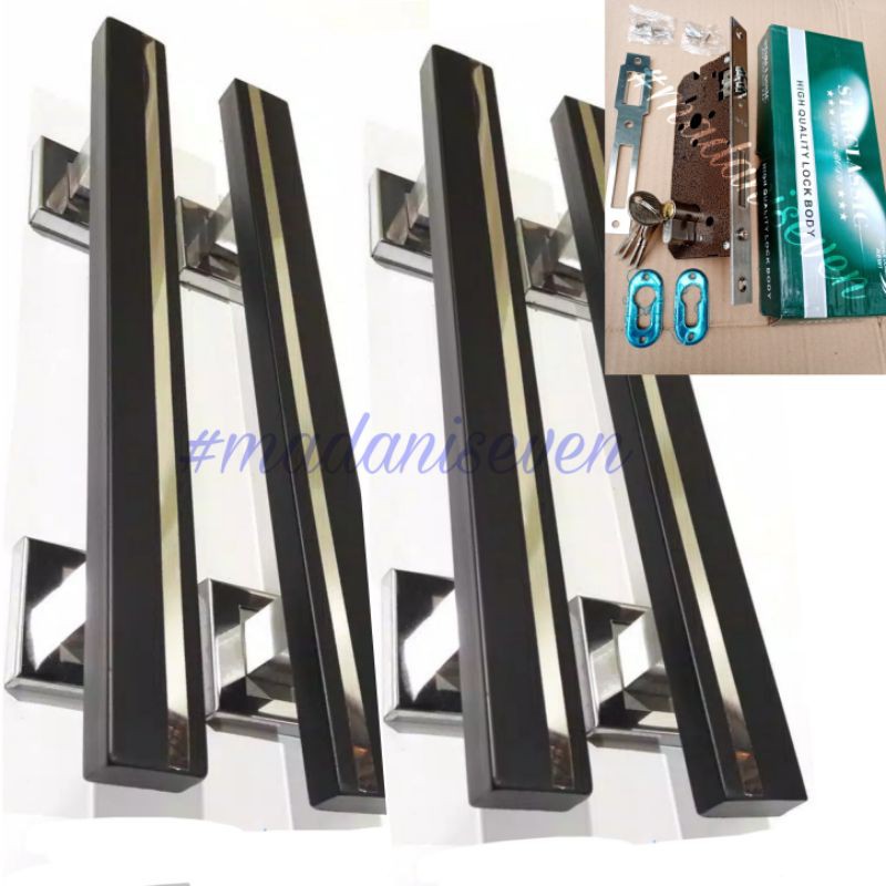 HANDLE PINTU RUMAH / HANDLE PINTU RUMAH SET / GAGANG PINTU RUMAH MINIMALIS SET