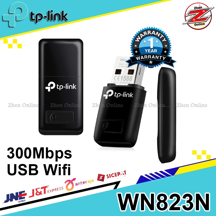 Jual TP-LINK TL-WN823N USB Wifi Adapter Mini 300Mbps TP LINK TL WN823 N ...