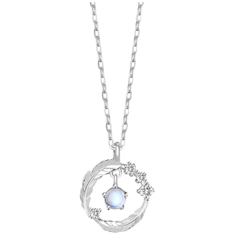 Lembut, Ringan-Berbulu, starry-moon legend necklace female ins Tidak Luntur. Siswa Cukup Kirim Pacarnya Ombak Kado.