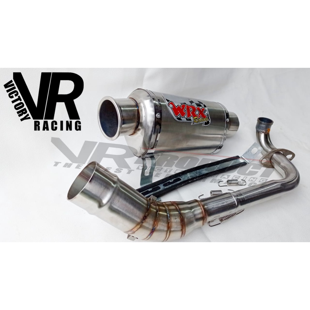 Knalpot WRX Oval All Metik Mio,Vario,Beat,Scoopy Dll
