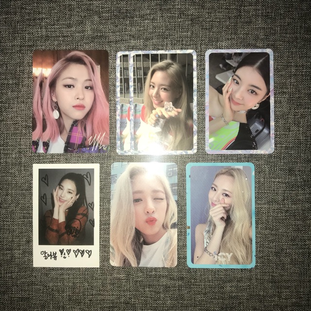 ITZY - IT'Z ICY PHOTOCARD ONLY, Ryujin Sign, Yeji Pola, Yuna, Lia