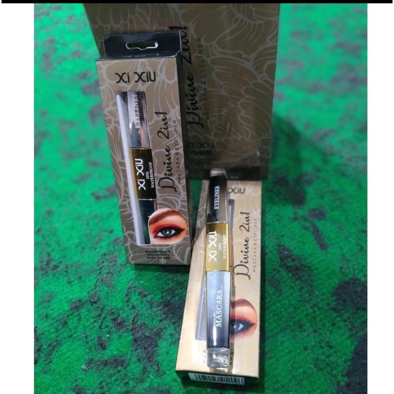 Xi Xiu Divine Mascara &amp; Eyeliner 2in1 BPOM