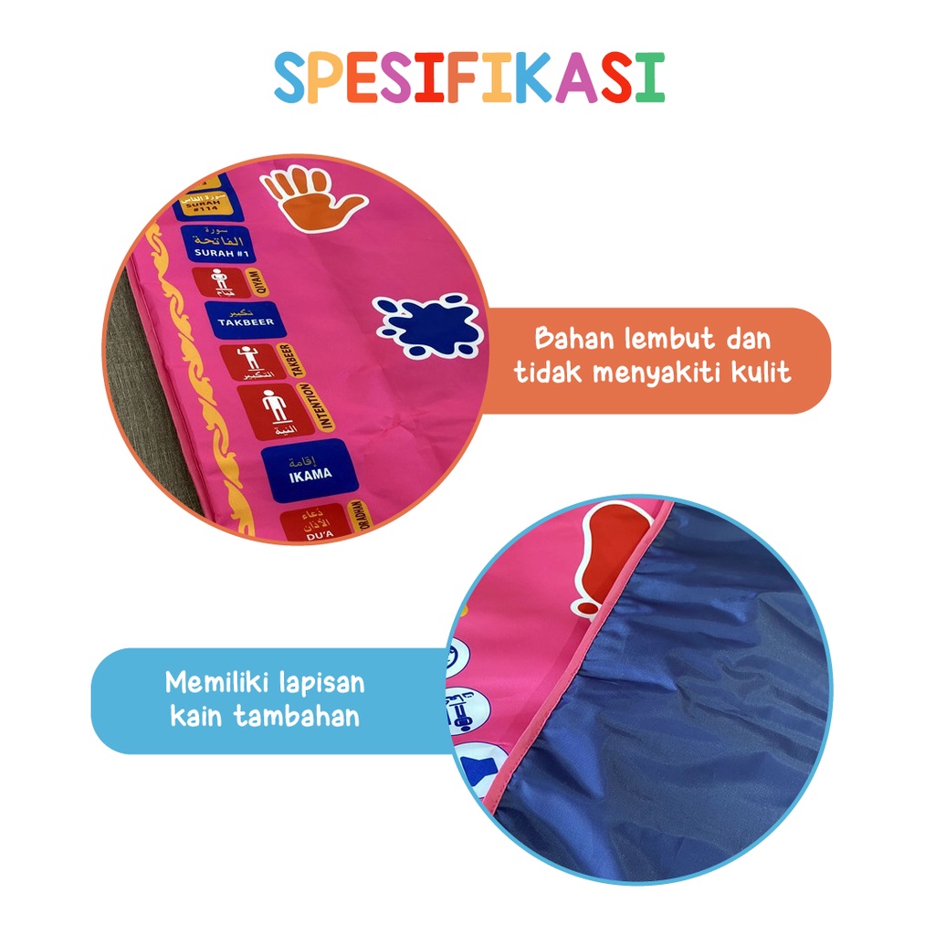 Smart Sajadah Anak Sajadah Pintar Belajar Sholat KIDS LAND-3