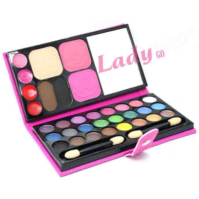 PROMO Make Up Eyeshadow Dompet 5in1 ukuran Kecil LEBIH SIMPEL DISIMPAN DITAS FREE / GRATIS PENCIL AL